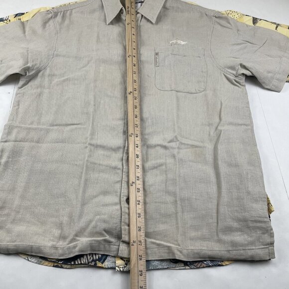 Columbia Button Up Shirt Men’s M Fish Pattern Short Sleeve Pocket Lot Of 3 - Picture 10 of 13